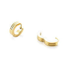 Load image into Gallery viewer, Paciotti 4US 4UOR6253 gold PVD steel men&#39;s earrings
