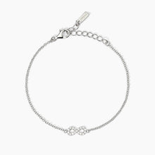 Carica l&#39;immagine nel visualizzatore di Gallery, Bracciale da donna in argento con catena forzatina e infinito ENDLESS Mabina 533822
