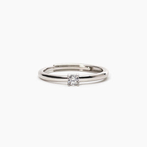 Anello da donna solitario in argento con zircone BEATO TRA LE DONNE Mabina 523233