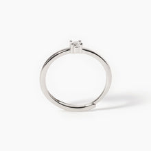 Carica l&#39;immagine nel visualizzatore di Gallery, Anello da donna solitario in argento con zircone BEATO TRA LE DONNE Mabina 523233
