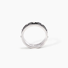 Cargar imagen en el visor de la galería, Anillo místico Mabina de plata bruñida para hombre 523264
