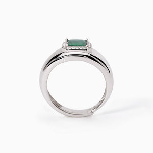 Anillo de mujer con esmeralda sintética ¿COOL O RÉTRO? Mabina 523272