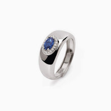 Cargar imagen en el visor de la galería, Anillo de mujer con zafiro sintético ¿COOL O RÉTRO? Mabina 523274
