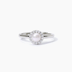 Anello da donna in argento con perla MILANESIENNE Mabina 523282