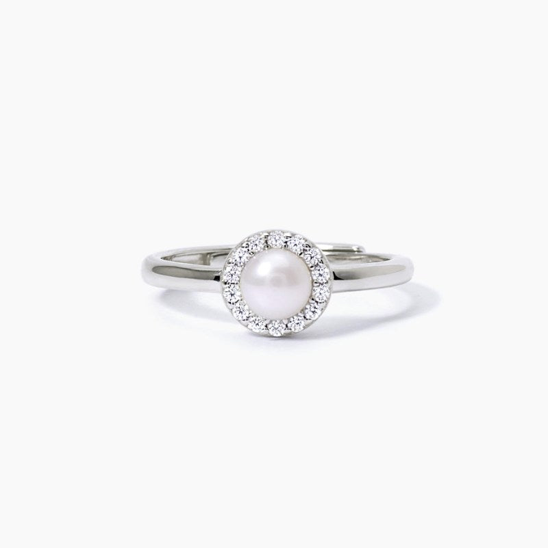 Anello da donna in argento con perla MILANESIENNE Mabina 523282