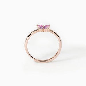 Anello Da Donna Con Zirconi Rosa Taglio Marquise SECRET GARDEN Mabina 523288