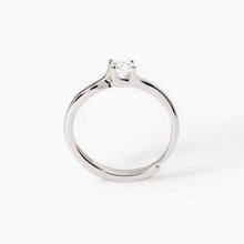 Cargar imagen en el visor de la galería, Anillo mujer Mabina solitario plata 523291
