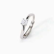 Cargar imagen en el visor de la galería, Anillo mujer Mabina solitario plata 523291
