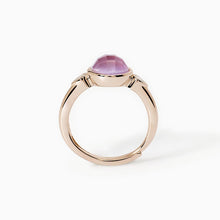 Cargar imagen en el visor de la galería, Anillo de mujer con jade lavanda COLETTE Mabina 523301
