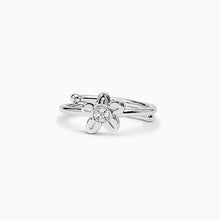 Load image into Gallery viewer, Girl&#39;s Silver Ring With Forget-Me-Not Flower Mabina 523318
