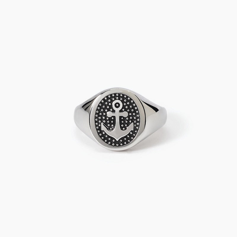 Anello Chevalier Da Uomo Con Ancora NAVY RULE Mabina 523326