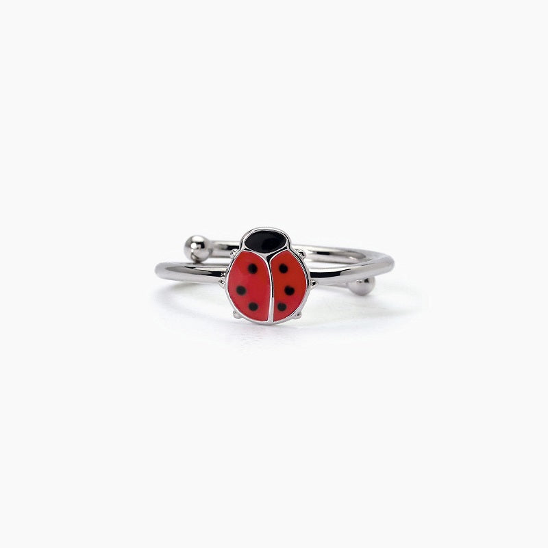 Anello Bimba in argento con coccinella FORTUNELLA Mabina 523347