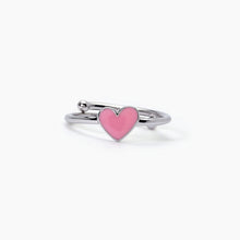 Load image into Gallery viewer, Silver baby ring with little heart MON AMOUR Mabina 523348
