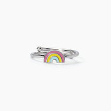 Carica l&#39;immagine nel visualizzatore di Gallery, Anello bimba  in argento con arcobaleno RAINBOW Mabina 523351
