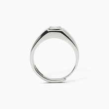 Carica l&#39;immagine nel visualizzatore di Gallery, Anello da uomo in argento con zircone bianco NEW RETRÒ Mabina 523356
