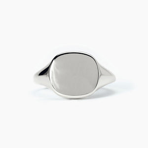 Women's chevalier ring in rhodium-plated silver NOBILE Mabina 523376