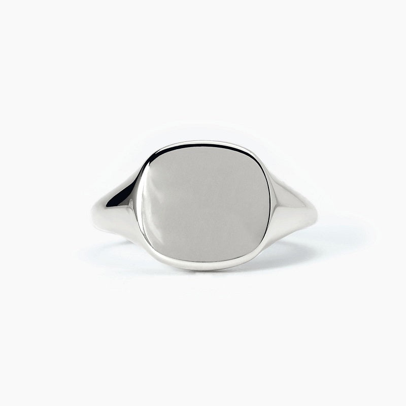 Women's chevalier ring in rhodium-plated silver NOBILE Mabina 523376