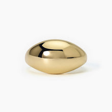 Load image into Gallery viewer, Women&#39;s chevalier ring in golden silver NICOLE Mabina 523378
