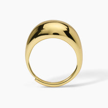 Load image into Gallery viewer, Women&#39;s chevalier ring in golden silver NICOLE Mabina 523378
