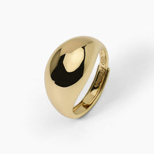 Load image into Gallery viewer, Women&#39;s chevalier ring in golden silver NICOLE Mabina 523378
