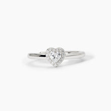 Load image into Gallery viewer, Women&#39;s silver ring with white zircons LOVE AFFAIR Mabna 523381
