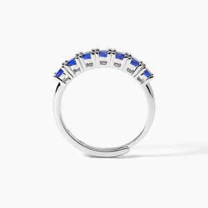 SOIRÉE Mabina 523387 Anillo de mujer de plata con zafiros sintéticos