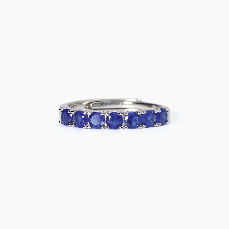 SOIRÉE Mabina 523387 Anillo de mujer de plata con zafiros sintéticos