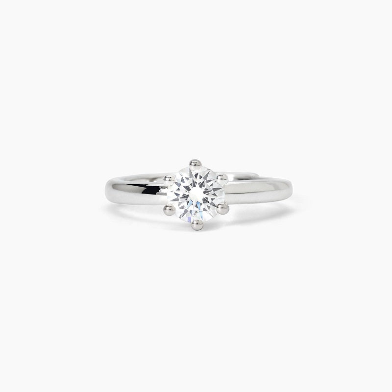 Anillo de mujer de plata con circonita SOLITAIRE Mabina 523394