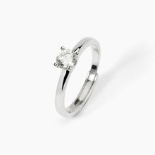 Load image into Gallery viewer, Solitaire women&#39;s ring in silver with zircon SOLITAIRE Mabina 523396
