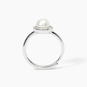 Anello da donna in argento con perla coltivata MILANESIENNE Mabina 523400