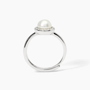 Anillo de mujer de plata con perla cultivada MILANESIENNE Mabina 523400