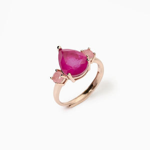 Anello da donna con fusion stone rosa SANTORINI Mabina 523421