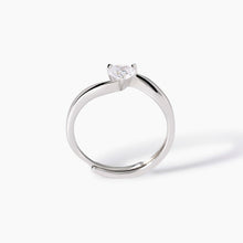 Load image into Gallery viewer, Anello da donna in argento con zircone cuore Beato tra le Donne Mabina 523429
