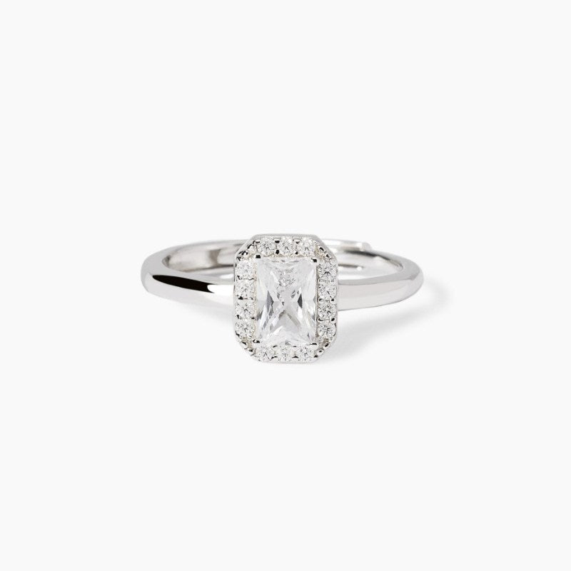 Anello da donna in argento con zircone Cool or Rétro? Mabina 523443