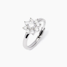 Carica l&#39;immagine nel visualizzatore di Gallery, Anello dadonna in argento con zirconi Eden Mabina 523444
