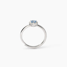 Carica l&#39;immagine nel visualizzatore di Gallery, Anello da donna con acquamarina sintetica Love Affair Mabina 523448

