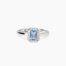 Cargar imagen en el visor de la galería, Anello da donna in argento con acquamarina Cool or Rétro? Mabina 523452
