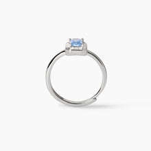 Cargar imagen en el visor de la galería, Anello da donna in argento con acquamarina Cool or Rétro? Mabina 523452
