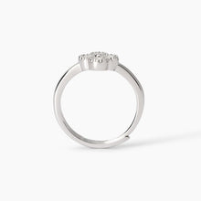Carica l&#39;immagine nel visualizzatore di Gallery, Anello da donna in argento con fiore in zirconi Jasmine Mabina 523453
