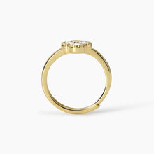 Carica l&#39;immagine nel visualizzatore di Gallery, Anello da donna in argento dorato con fiore jasmine Mabina 523454
