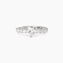 Carica l&#39;immagine nel visualizzatore di Gallery, Anello da donna in argento con cuore in zirconi Rouge Mabina 523461
