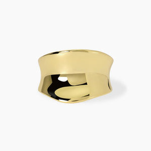 Anello da donna a fascia in argento dorato Amazing Mabina 523465