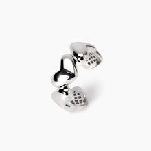 Carica l&#39;immagine nel visualizzatore di Gallery, Anello da donna in argento con cuori in argento Capogiro Mabina 523466
