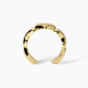 Anello da donna con cuori in argento dorato Capogiro Mabima 523467