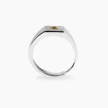 Cargar imagen en el visor de la galería, Anello da uomo in argento chevalier Geometrico Mabina 523475
