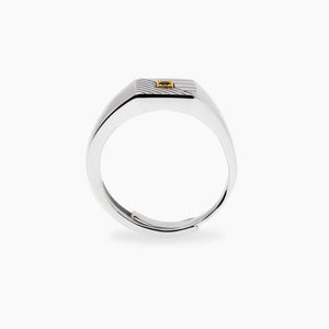 Anello da uomo in argento chevalier Geometrico Mabina 523475
