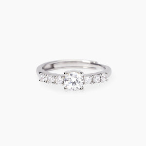 Anello da donna in argento in zirconi bianchi DIMMI DI SÌ Mabina 523482