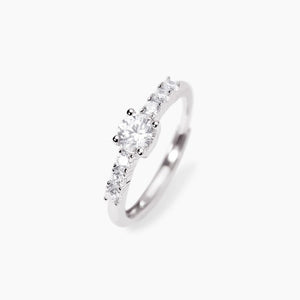 Anello da donna in argento in zirconi bianchi DIMMI DI SÌ Mabina 523482