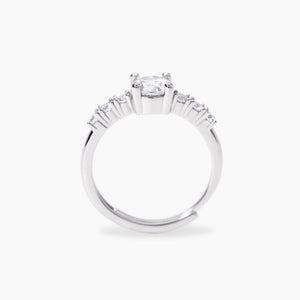 Anello da donna in argento e zirconi DIMMI DI SÌ Mabina 523483