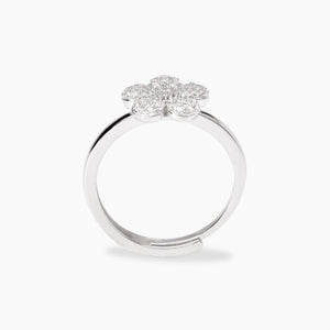 Anello da donna in argento con fiore e zirconi MALEDETTA PRIMAVERA Mabina 523485